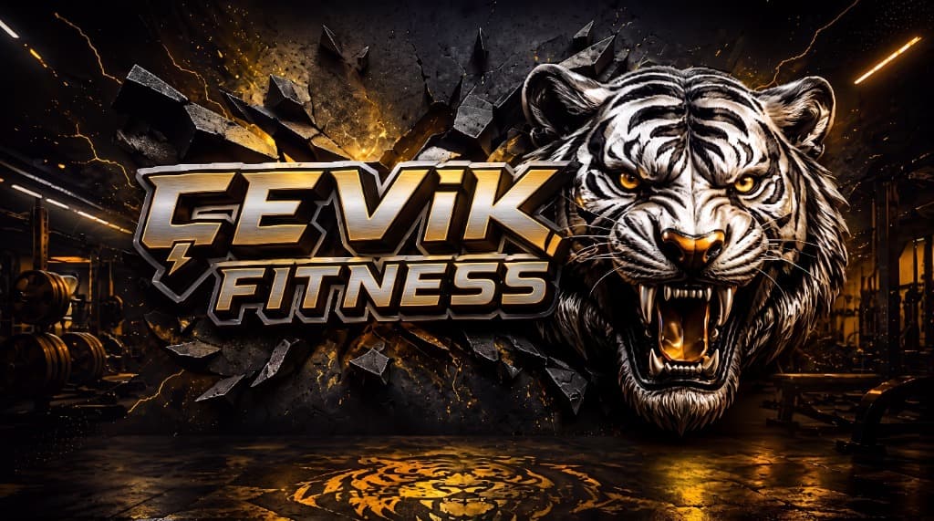 Çevik Fitness Club: çatlayan duvardan çıkan kaplan ve loş salon atmosferi
